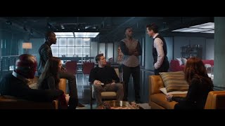 the avengers discuss the sokovia accords  captain america civil war 2016 [upl. by Pietrek]