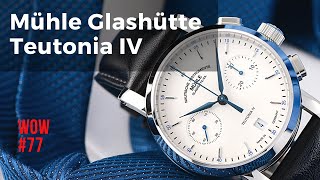 Mühle Glashütte Teutonia IV Chronograph  Watch of the Week Review 77 [upl. by Enirehs]