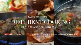 Different Types of Cooking Methods and Techniques  Methods of Cooking [upl. by Ardisi]