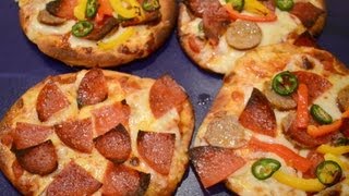 Make Your Own Pizza Using Pita Bread  UNBELIEVABLY EASY AND DELICIOUS [upl. by Ecerahs]