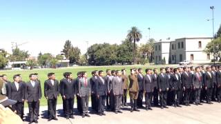 Escuela de Carabineros Ceremonia de ingreso aspirantes a oficiales año 2014 [upl. by Sheets]