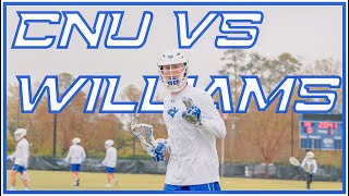 CNU vs Williams  D3 Mens Lacrosse  4K [upl. by Deckert]