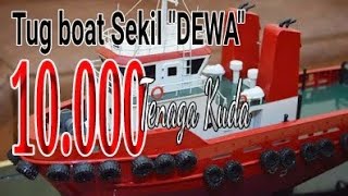 TUG BOAT SEKIL DEWA Kapal dengan Kekuatan Sepuluh Ribu 10000 Horse power menarik Super Thanker [upl. by Roseanna77]