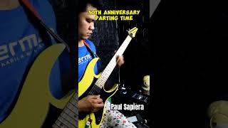 Parting Time  30th Anniversary Guitar Solo by Paul Sapiera paulsapiera partingtime shorts [upl. by Pampuch716]