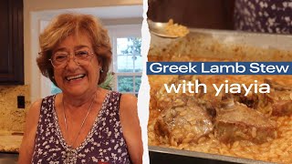 Yiayia’s Arnaki Kokkinisto with Manestra [upl. by Narhet]