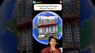 😶‍🌫️ I found Huge Earthworm 🪱📌Gio At The End 📍shorts viral earth googleearth map360 [upl. by Avevoneg]