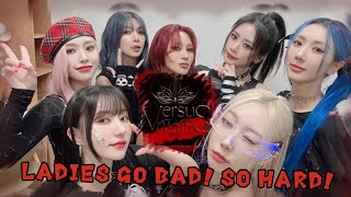 Dreamcatcher OOTD MV amp Villains album reaction [upl. by Assili931]