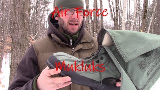 USGI N1B Mukluk Extreme Cold Weather Boot Review amp Modifications [upl. by Neslund]