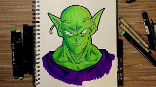 How To Draw Piccolo From Dragon Ball z [upl. by Nomi]