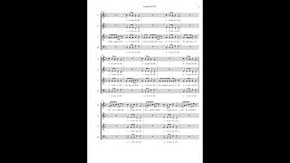 LITANIAE BMV  for soprano tenor bass amp mixed choir á cappella  CHRISTIAN BLAHA 2010 [upl. by Ahsot]