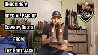 Unboxing a Special Pair of Cowboy Boots from The Boot Jack [upl. by Lirrad]