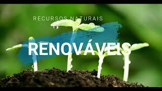 Aula de Ciências  recursos naturais renováveis e não renováveis [upl. by Couhp761]