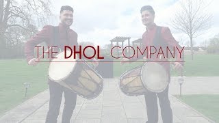 The DHOL Company Part 1 GroomBaraat Entrance with 2 x Dhol Drummers  Syon Park [upl. by Ykcub]