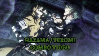 BLAZBLUE CENTRALFICTION  HazamaTerumi Combo Video [upl. by Annahsirhc911]