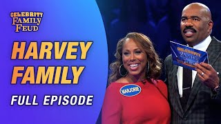 Harvey Boys vs Girls Full Episode  Celebrity Family Feud [upl. by Anaili]