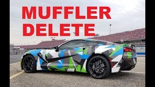 FAST2DR  C7 Corvette Muffler Delete Startup Drive Flyby Exhaust Rev [upl. by Eceirehs]