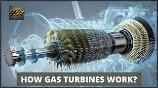 How Gas Turbines Work Detailed Video [upl. by Annayram694]