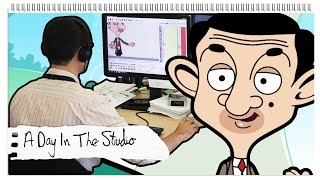 Mr Bean  A Day in the Animation Studios  Mr Bean Official Cartoon [upl. by Eidarb]