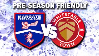 HIGHLIGHTS  PRESEASON 2024 1  Margate FC v Whitstable Town FC H  6th July 2024 [upl. by Nauqas550]