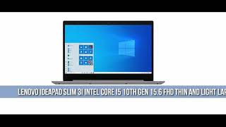 Lenovo Ideapad Slim 3i Intel Core 156 FHD Laptop Specifications  Helmet Don India [upl. by Cleavland943]