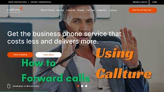 How to forward calls using Callture Voip [upl. by Ainessej835]