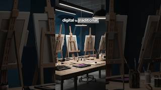 Transforming Art with Technology art drawing digitalartrevolution [upl. by Niltiak]