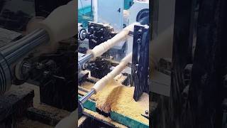 Double shaft turning  spiral groove  woodworking lathe  CNC lathe  engraving machine [upl. by Panthia]