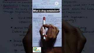 What is drug metabolism Phase i and phase ii reaction medicinal chemistry 1 aapalpharmacy [upl. by Cavil]