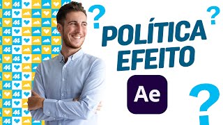 EFEITO Simples do AFTER EFFECTS que Será usado nas Campanhas Políticasquot [upl. by Asel]