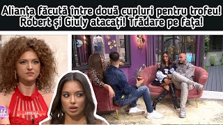 Alianța făcută între două cupluri pentru trofeu🙆‍♂️Robert și Giuly atacați🤯Trădare pe fața😕 [upl. by Mauretta121]