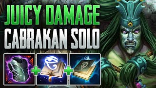 SO MUCH BURST DAMAGE Cabrakan Solo Gameplay SMITE Conquest AZ [upl. by Vange]