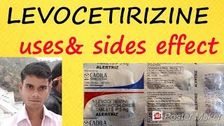 ALERTRIZ TABLET Review in Hindi LEVOCETIRIZINE uses amp side effect [upl. by Mychal]