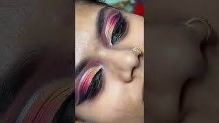 Full cut Creech eye Makeup youtubeshorts likeforlikes freshbeautysalon￼￼ [upl. by Uhthna]