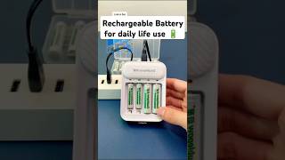 Rechargeable Battery for Everyday Use also amp Reduce Waste [upl. by Kcim]