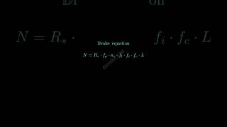 Drake equation maths [upl. by Fanni]