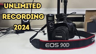 Unlimited Recording with your DSLR in 2024 Guaranteed to work [upl. by Alduino]