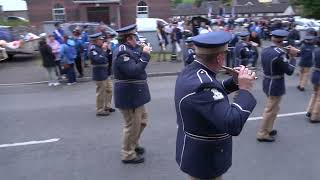 Ballymacall True Blues FB  Kilcluney Volunteers FB 75th Ann Parade 2024  4K [upl. by Brom342]