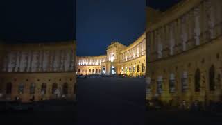 Hofburg at Night Hapsburg Palace in Vienna [upl. by Rubina]