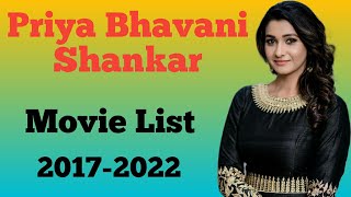 Priya Bhavani Shankar All Movie List 20172022  Ashu Da Adda [upl. by Crespi]