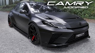 NEW Toyota Camry 2025 Modified Widebody Lowered Concept by Zephyr Designz 4K [upl. by Adnale]