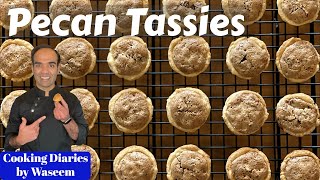 Pecan Tassies  Mini Pecan Pies  Easy Holiday Baking Ideas  Cooking Diaries by Waseem [upl. by Etnwahs]