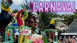 Celebrating Carnaval in Progreso Mexico 🇲🇽 [upl. by Ahsaek37]