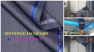 selvedge Jacquard amp Tucking Device [upl. by Anilosi]