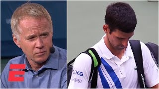 Novak Djokovic ‘played with fire one too many times’ – Patrick McEnroe  2020 US Open [upl. by Ahsimed]