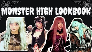 10 Monster High Inspired Outfits Alt Lookbook [upl. by Iver]