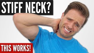 4 Amazing Stretches For Your Tight Stiff Neck THIS WORKS [upl. by Yror519]