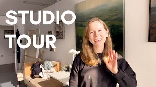 Art Studio Tour  Tour my new art studio in San Francisco [upl. by Pierson]