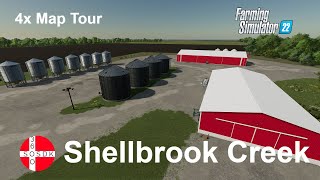 Shellbrook Creek Map Tour Dansk Farming Simulator 22 [upl. by Reinaldos758]