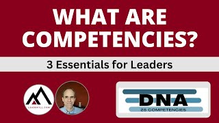 What are competencies 3 essentials for leaders [upl. by Cyn]