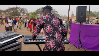 piano seben at crusade saviour Bee Live on keyboard [upl. by Hairym933]